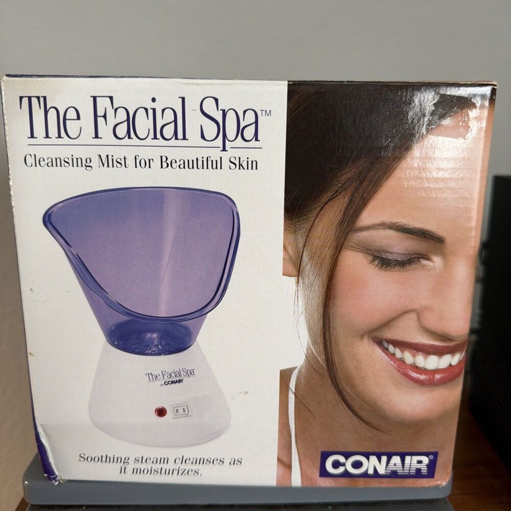 CONAIR Facial Sauna Home Spa Steaming Machine  Purple  - 2005 - VINTAGE NEW
